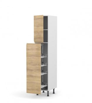 Colonne de cuisine Armoire de rangement IPOMA Chêne Colonne de cuisine Armoire