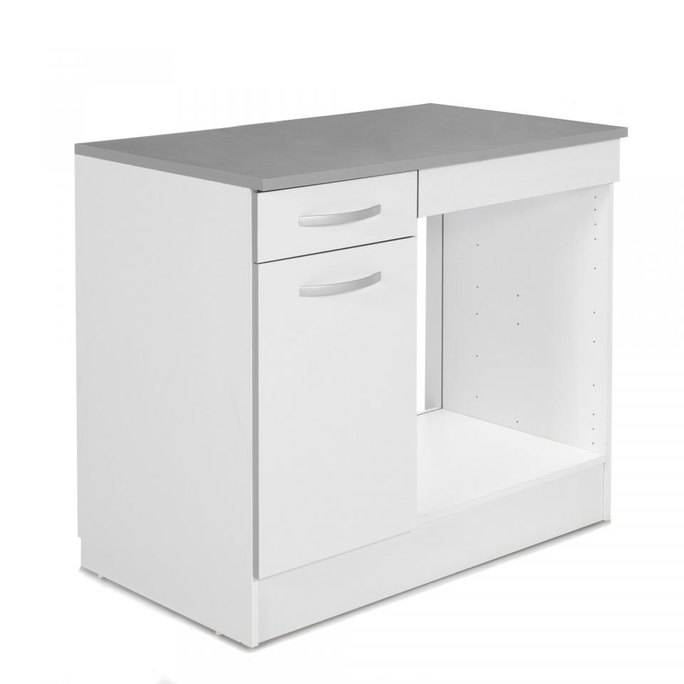 Meuble de cuisine pour four avec porte et tiroir 1