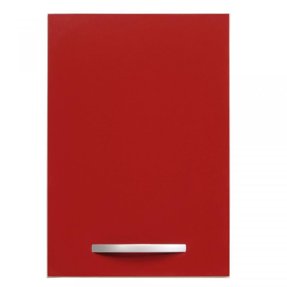 Meuble de cuisine haut 1 porte 40cm Rouge