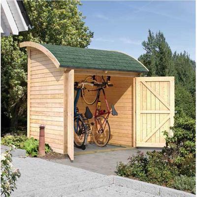 Abri vélo en sapin massif 19mm - Woodfeeling