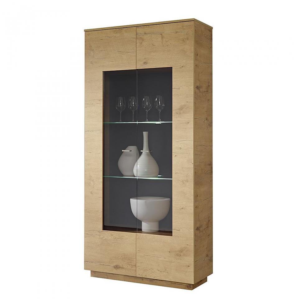 Vitrine Brügge - Imitation chêne sauvage / Applica