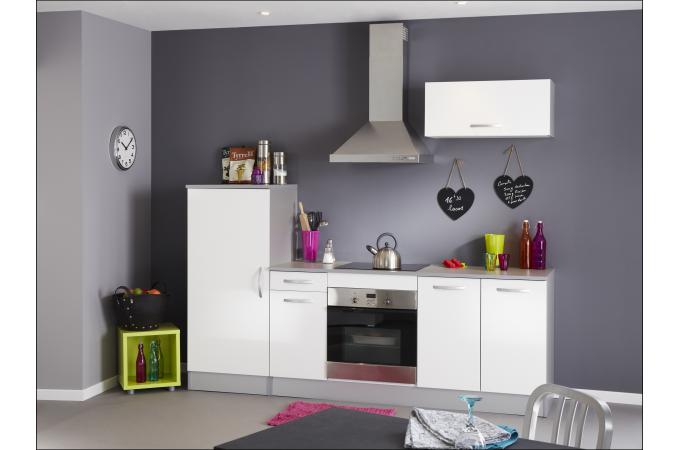 Set Cuisine en Panneau de particules Blanc SEBASTI