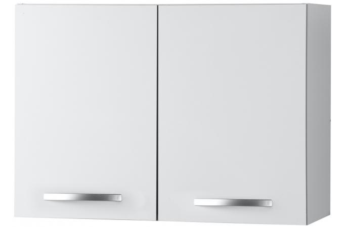 Element haut de cuisine à 2 portes blanc Declikdec