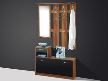 Vestiaire COLOMBINE noyer américain/noir