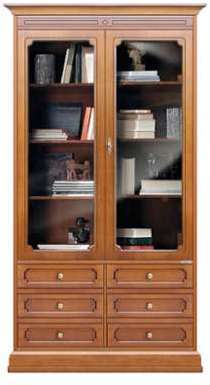 Vitrine bibliothèque avec tiroirs Vitrine bibliothèque avec