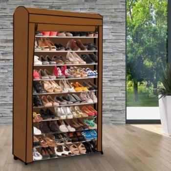 Etagère range chaussures 50 paires ECO avec sa hou