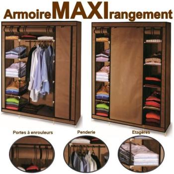 Armoire de rangement chocolat dressing penderie XXL Armoire de rangement chocolat