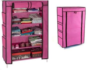 Armoire étagère chaussures rangement Rose PM 90x60x30 Armoire étagère chaussures