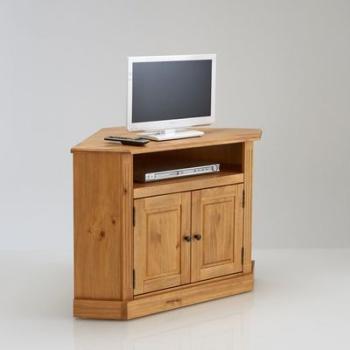 Meuble TV d?angle, pin massif, Authentic Style. -