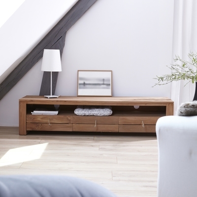 Meuble TV en teck 170 Minimalys