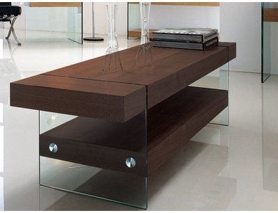 Meuble TV JADE bois de noyer