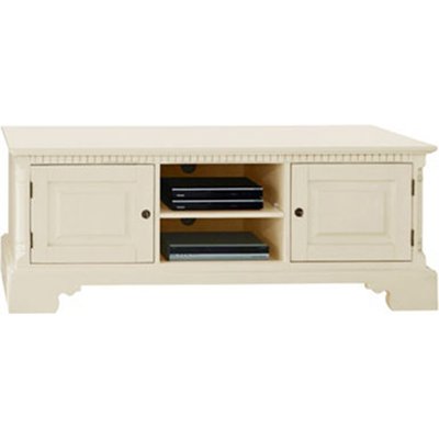 Meuble Tv 2 Portes + 2 Compartiments En Bois Massi