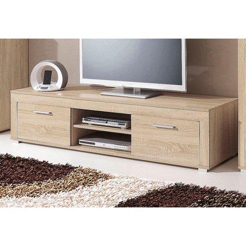 Meuble Tv 2 Portes Abattantes + 2 Niches, Largeur