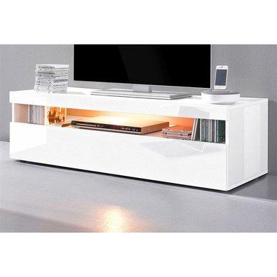 Banc Tv 1 Niche, 1 Porte Abattante Largeur 130 Cm