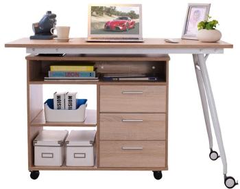 Bureau Informatique chêne CT-3366UAM 2180 Bureau Informatique chêne