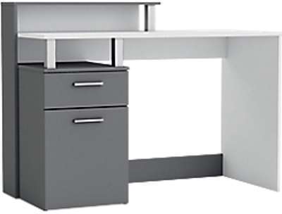 Bureau Blanc graphite Oracle 120 (l) x 55 (P) x 91