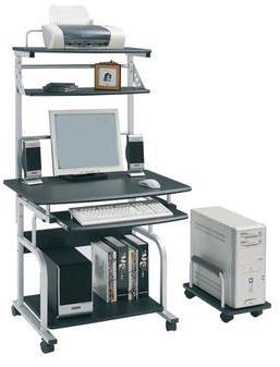 Bureau Informatique Roulant gris-noir CT-7800AF 51 Bureau Informatique Roulant