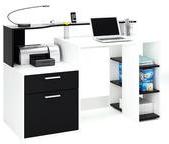 Bureau informatique 1tiroir 1porte 1étagère L139.8