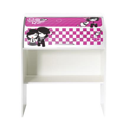 Meuble informatique manga blanc