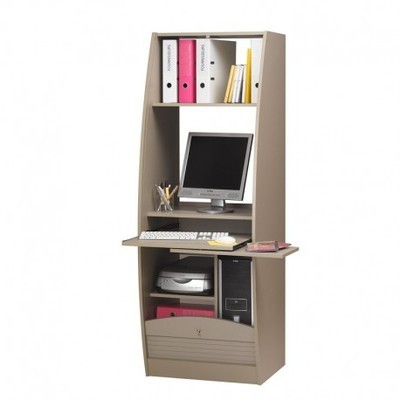 Armoire Informatique Paris Taupe Galbee Largeur 60