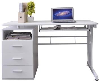 Bureau Informatique blanc S-352 2073 Bureau Informatique blanc