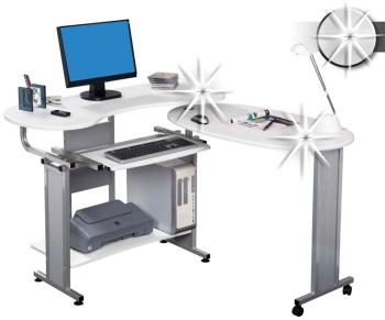 Bureau Informatique très brillant blanc S-213 1293 Bureau Informatique très brillant
