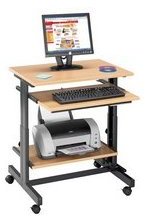 Station informatique compacte hêtre