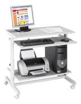 Station informatique confort gris clair