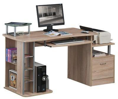 Bureau Informatique Aspect bois de chêne S-202A 1845 Bureau Informatique Aspect