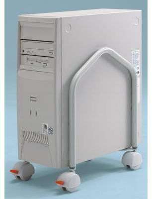 Twinco Support mobile pour unité centrale h x p 400 Twinco Support mobile pour