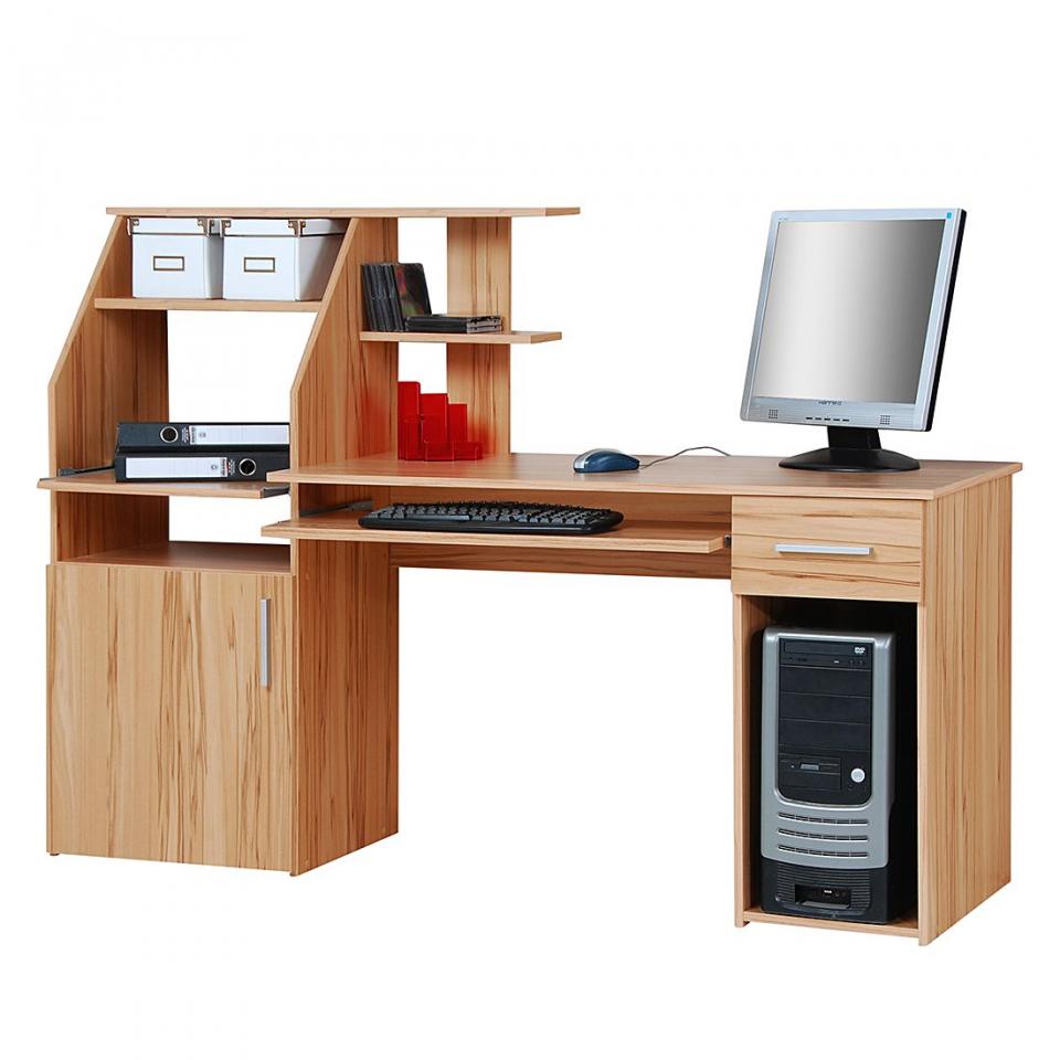 Bureau pour ordinateur Glen - Imitation duramen de