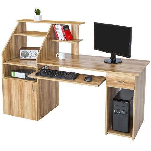 Bureau Informatique Multimédia 163 cm de TecTake