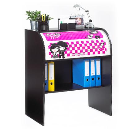 Meuble informatique manga noir