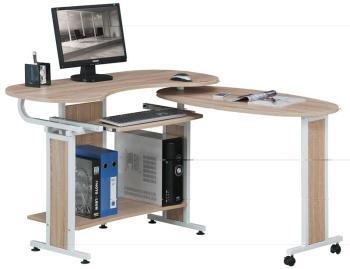 Bureau Informatique Aspect bois de chêne S-213 1838 Bureau Informatique Aspect