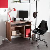 Bureau informatique L90xP48xH75cm - PRIMA Noyer