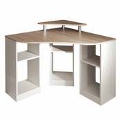 Bureau informatique dangle en bois Longueur 94cm