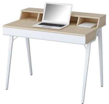 SixBros Bureau Informatique aspect bois de chêne blanc SixBros Bureau Informatique