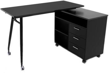 Bureau Informatique très brillant noir CT-3366UAM