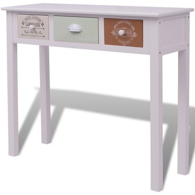 VidaXL Table console Bois