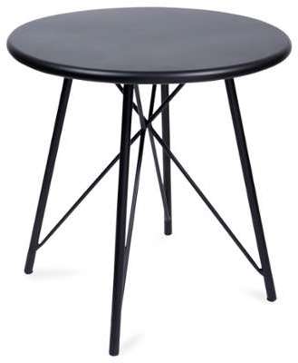 Bout de canapé en métal noir L 45 cm SCOTT