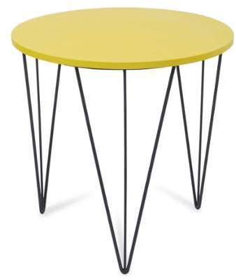 Bout de canapé rond en bois vert D 40 cm HYDRISS