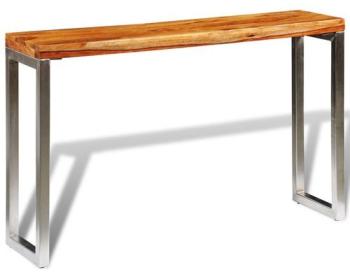VidaXL Console en bois sheesham solide avec pieds