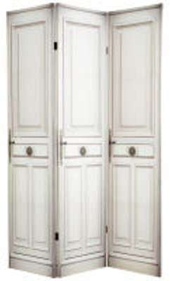 Paravent imprimé en bois L 120 cm DOOR TO DOOR