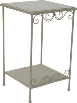 Petit meuble dappoint métal et bois Megeve