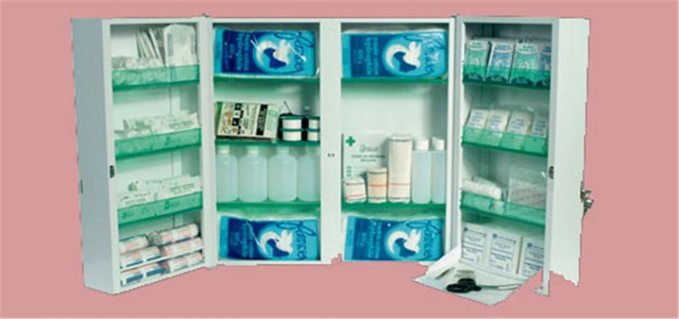 Armoire à Pharmacie 2 portes Vide en métal ESCULAPE Armoire à Pharmacie 2 portes