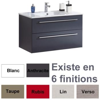 Meuble Cubix sous plan 60 cm + plan de vasque
