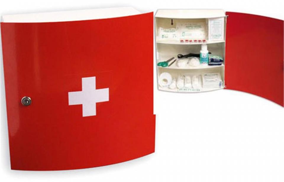 Armoire à Pharmacie Laqué Rouge Vide Armoire à Pharmacie Laqué