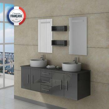 Meubles salle de bain DIS747GT Gris Taupe