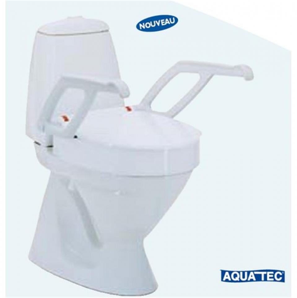 Rehausseur de WC Aquatec 90000 Couvercle Accoudoirs Rehausseur de WC Aquatec 90000