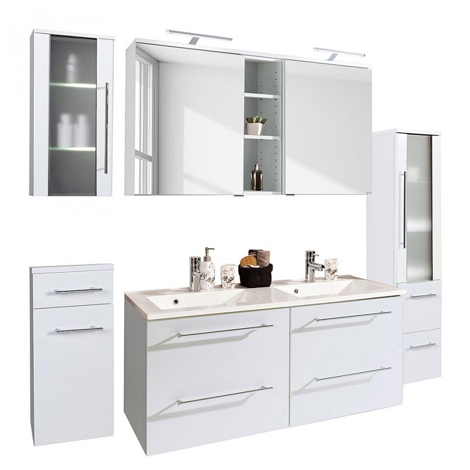 Ensemble pour lavabo Gali (5 éléments) - Blanc - 1